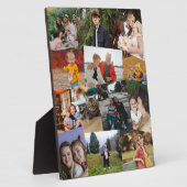 Plaque Photo 13 Haphazardly Overlapping Photos Collage Modèle (Côté)