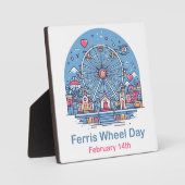 Plaque Photo 14 février Journée de la grande roue (Recto)