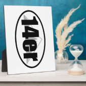 Plaque Photo 14er (Côté)