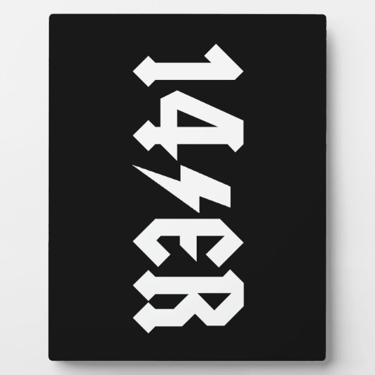 Plaque Photo 14er (Devant)