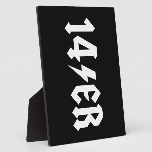 Plaque Photo 14er (Côté)