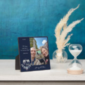 Plaque Photo 14th Wedding Anniversary Opals&Elephants +Photo (Insitu)