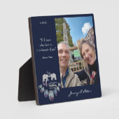 Plaque Photo 14th Wedding Anniversary Opals&Elephants +Photo (Recto)