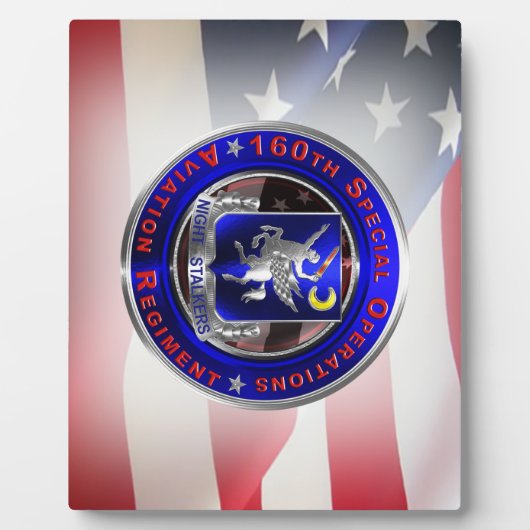 Plaque Photo 160e ESCADRON DE NUIT des opérations spéciales (Devant)