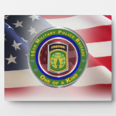 Plaque Photo 16e brigade de police militaire (AIRBORNE) (Devant)