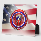 Plaque Photo 16e brigade de soutien (Côté)