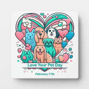 Plaque Photo 17 fév Love Your Pet Day