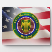 Plaque Photo 18e brigade de police militaire (Devant)