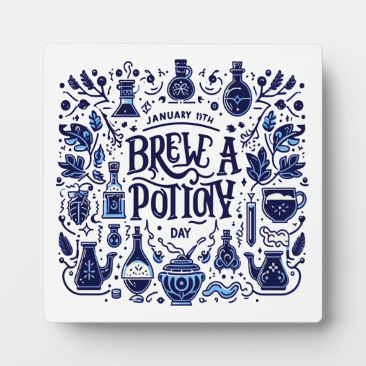 Plaque Photo 19 janvier - Fête de la potion (Devant)