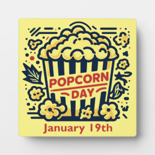 Plaque Photo 19 janvier - Fête du maïs soufflé