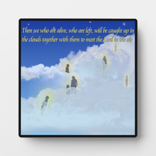 Plaque Photo 1 Thessaloniciens 4:17 (Devant)