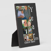 Plaque Photo 1er anniversaire mariage personnalisé 7 photo coll (Côté)