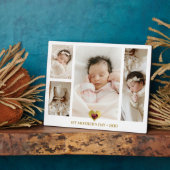 Plaque Photo 1ère Fête des Mères Collage photo Keepsaké (Côté)