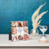 Plaque Photo 1ère Fête des pères photo Collage (Insitu)