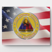 Plaque Photo 1re division blindée (Devant)