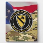 Plaque Photo 1re division de cavalerie (Devant)