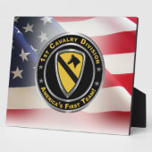 Plaque Photo 1re division de cavalerie (Côté)