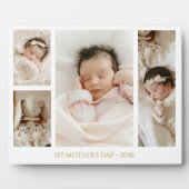 Plaque Photo 1st Mother's Day Photo collage Keepsake (Devant)