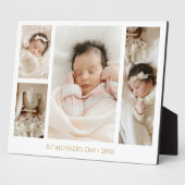 Plaque Photo 1st Mother's Day Photo collage Keepsake (Côté)
