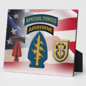 Plaque Photo 1st Special Forces Group (AIRBORNE) (Côté)