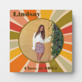 Plaque Photo 2025 Retro Stylish Fun Moderne Grad Custom (Devant)