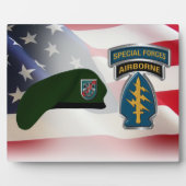 Plaque Photo 20th Special Forces Group (AIRBORNE) (Devant)