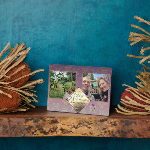 Plaque Photo 21e anniversaire du Mariage 2PhotosLaiton et Iolit