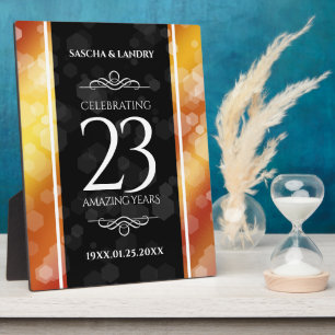 Plaque Photo 23e anniversaire de Mariage de Topaz impérial