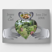 Plaque Photo 23e anniversaire du Mariage Photo Claddaugh (Devant)