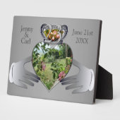 Plaque Photo 23e anniversaire du Mariage Photo Claddaugh (Côté)