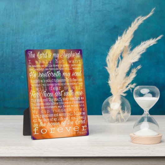 Plaque Photo 23e Psaume - Forgé dans le feu (Côté)