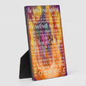 Plaque Photo 23e Psaume - Forgé dans le feu (Côté)