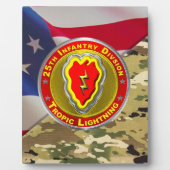 Plaque Photo 25e division d'infanterie (Devant)