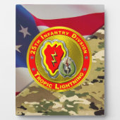 Plaque Photo 25e division d'infanterie (Devant)