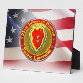 Plaque Photo 25e division d'infanterie (Côté)