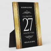 Plaque Photo 27e anniversaire du Mariage de musique (Côté)