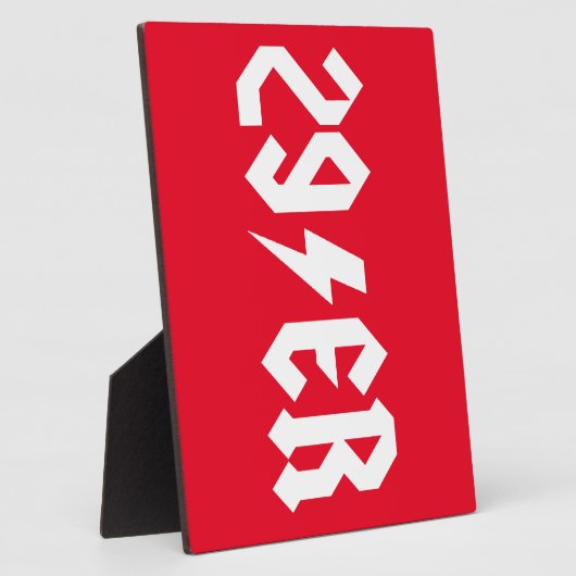 Plaque Photo 29er (Côté)