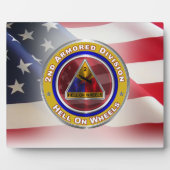 Plaque Photo 2e division blindée (Devant)