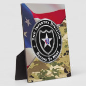 Plaque Photo 2e division d'infanterie (Côté)