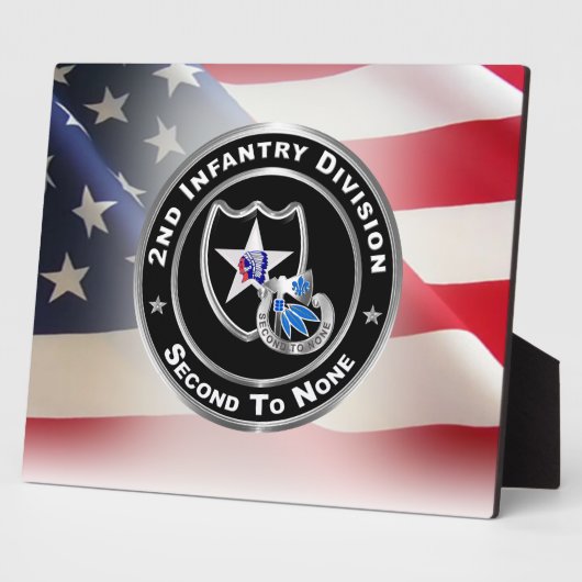 Plaque Photo 2e division d'infanterie (Côté)