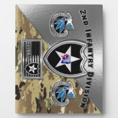 Plaque Photo 2e division d'infanterie (Devant)