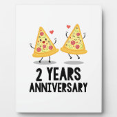 Plaque Photo 2ème anniversaire 2 ans (Devant)