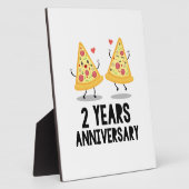Plaque Photo 2ème anniversaire 2 ans (Côté)