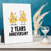 Plaque Photo 2ème anniversaire 2 ans (Côté)