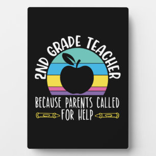 Plaque Photo 2nd Grade Teacher Shirts I Love My Second Graders