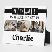 Plaque Photo 3 animal animal photo collage blanc noir (Côté)