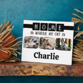 Plaque Photo 3 animal animal photo collage blanc noir (Côté)