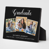 Plaque Photo 3e année Photo Nom de l'école Diplôme (Côté)