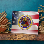 Plaque Photo 3e division blindée "Spearhead" (Côté)