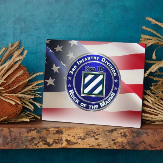 Plaque Photo 3e division d'infanterie (Côté)